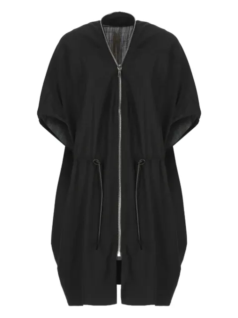 Rick Owens Sail zip-front drawstring coat