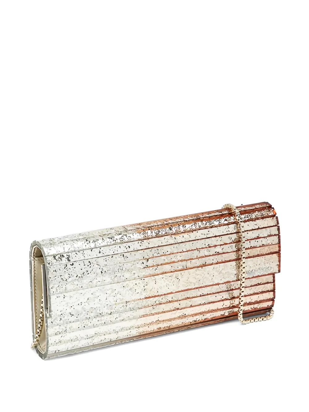 Jimmy Choo Kleine clutch verfraaid met glitters - Zilver