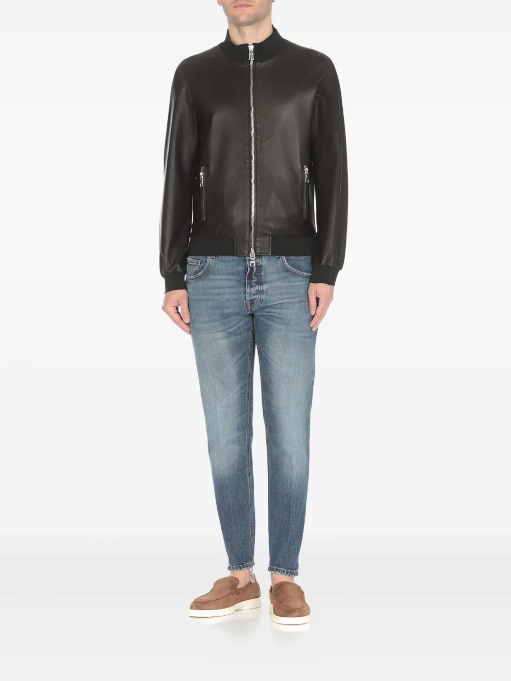 THE JACK LEATHERS zip-fastening leather jacket | Leather Jackets | Image 2