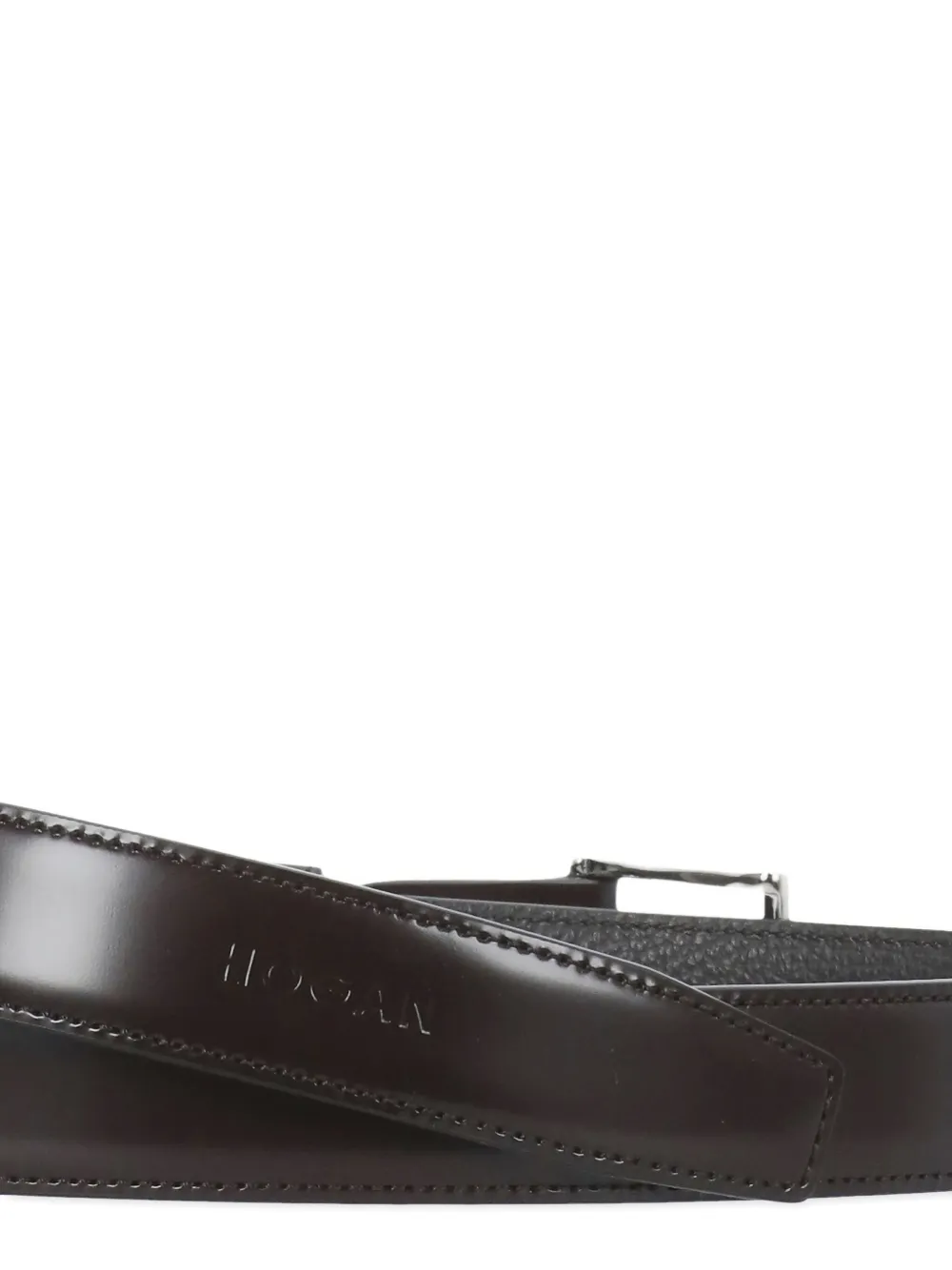 Hogan Leren riem Bruin