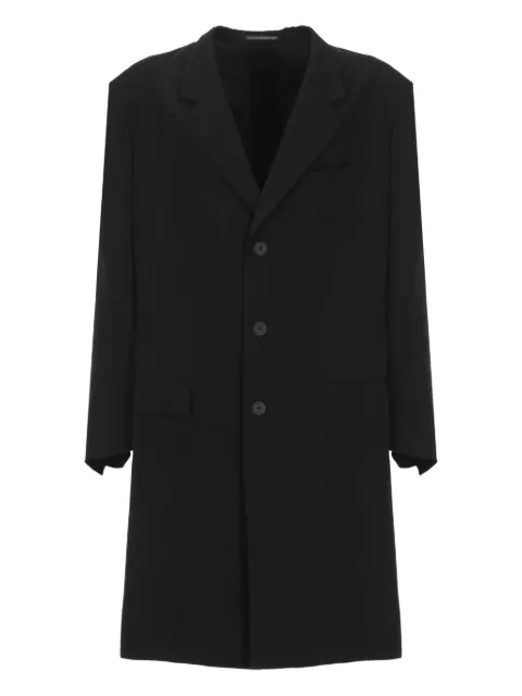 Yohji Yamamoto manteau à col à revers