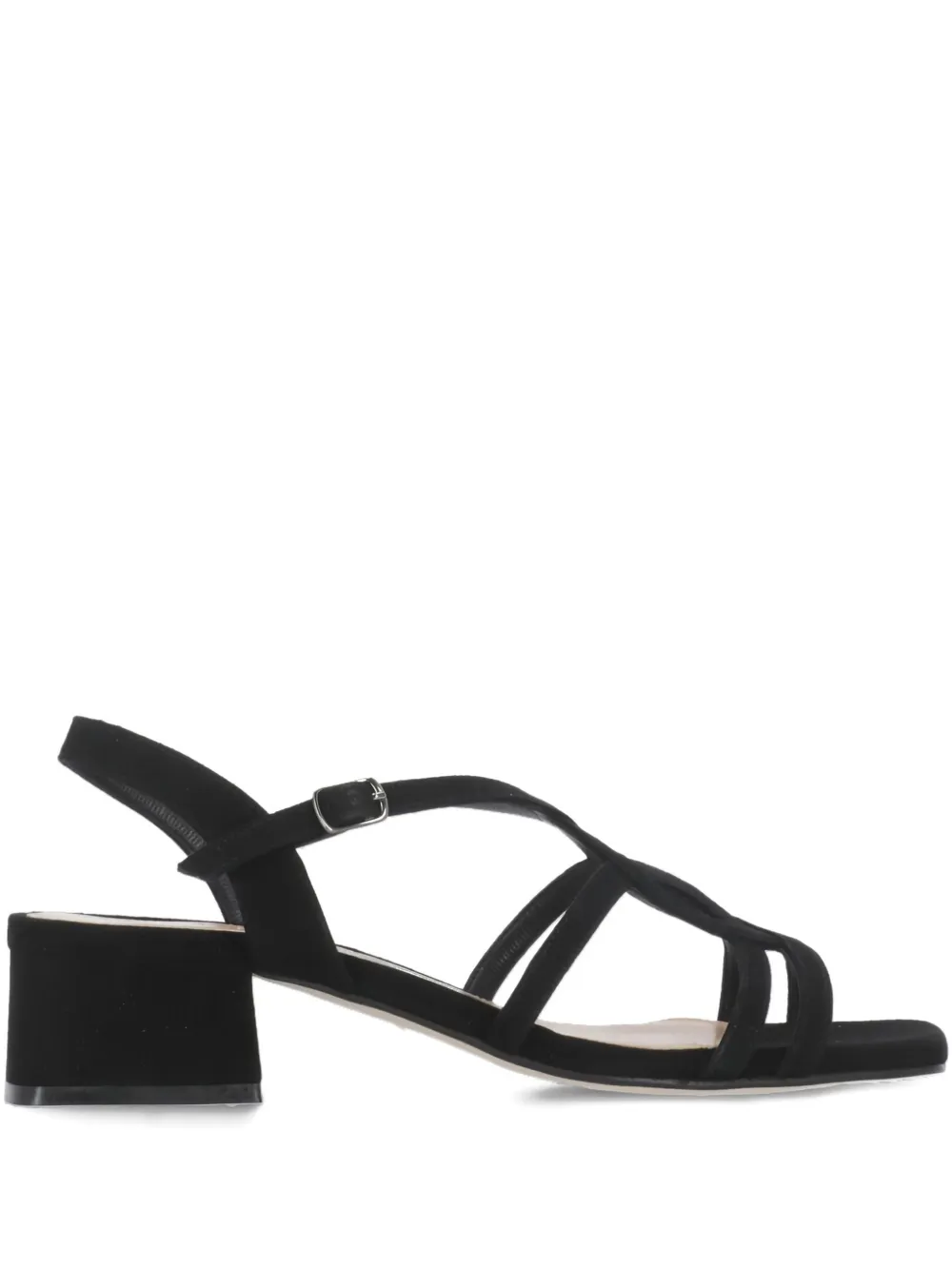 50mm ankle-strap caged sandals
