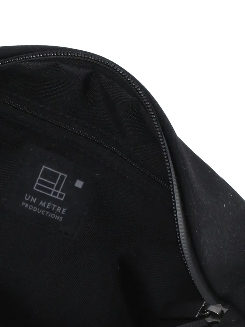 Yohji Yamamoto Verstelbare schoudertas met rits Zwart
