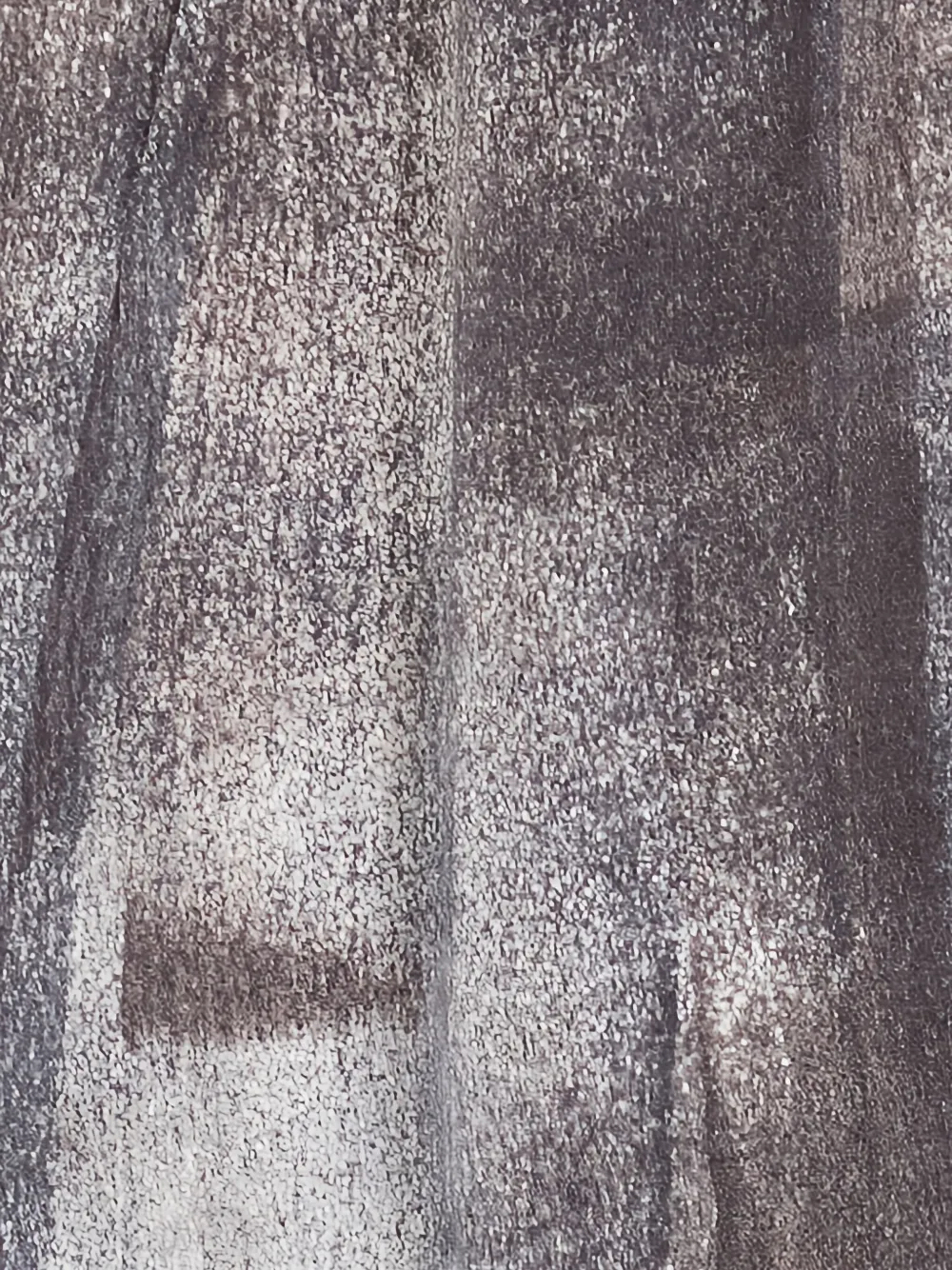 Avant Toi Wide-leg Silk Pants With Abstract Pattern In Gray