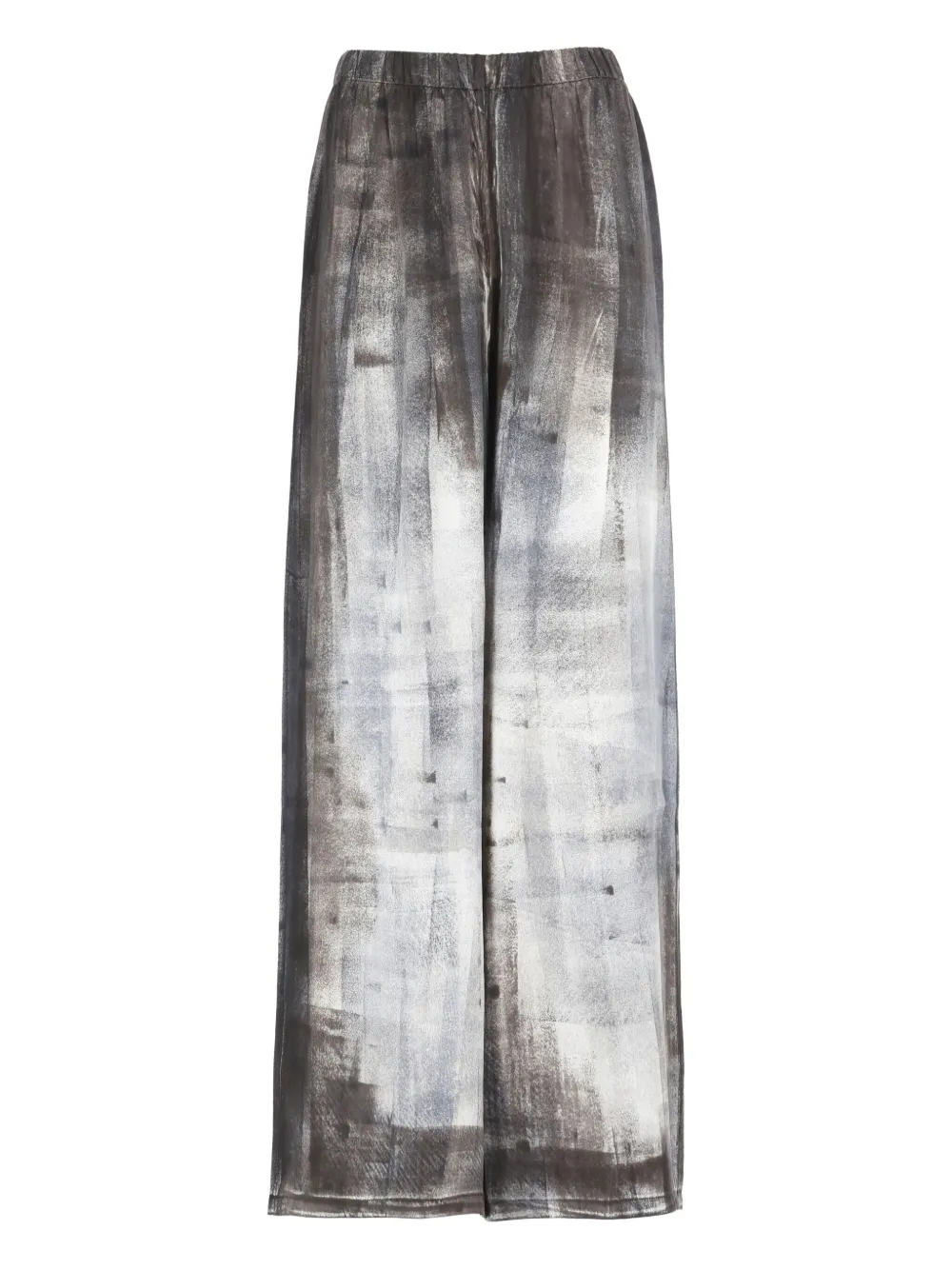 Avant Toi elastic-waistband printed trousers Grijs