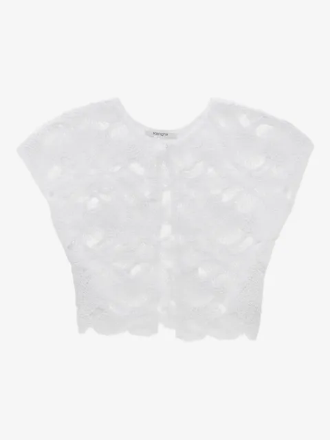 Kangra cárdigan tejido de crochet
