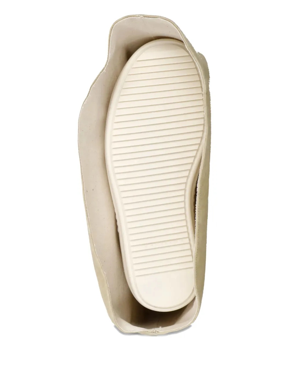Rick Owens Drkshdw Round-toe Seam-detail Boots In Neutral