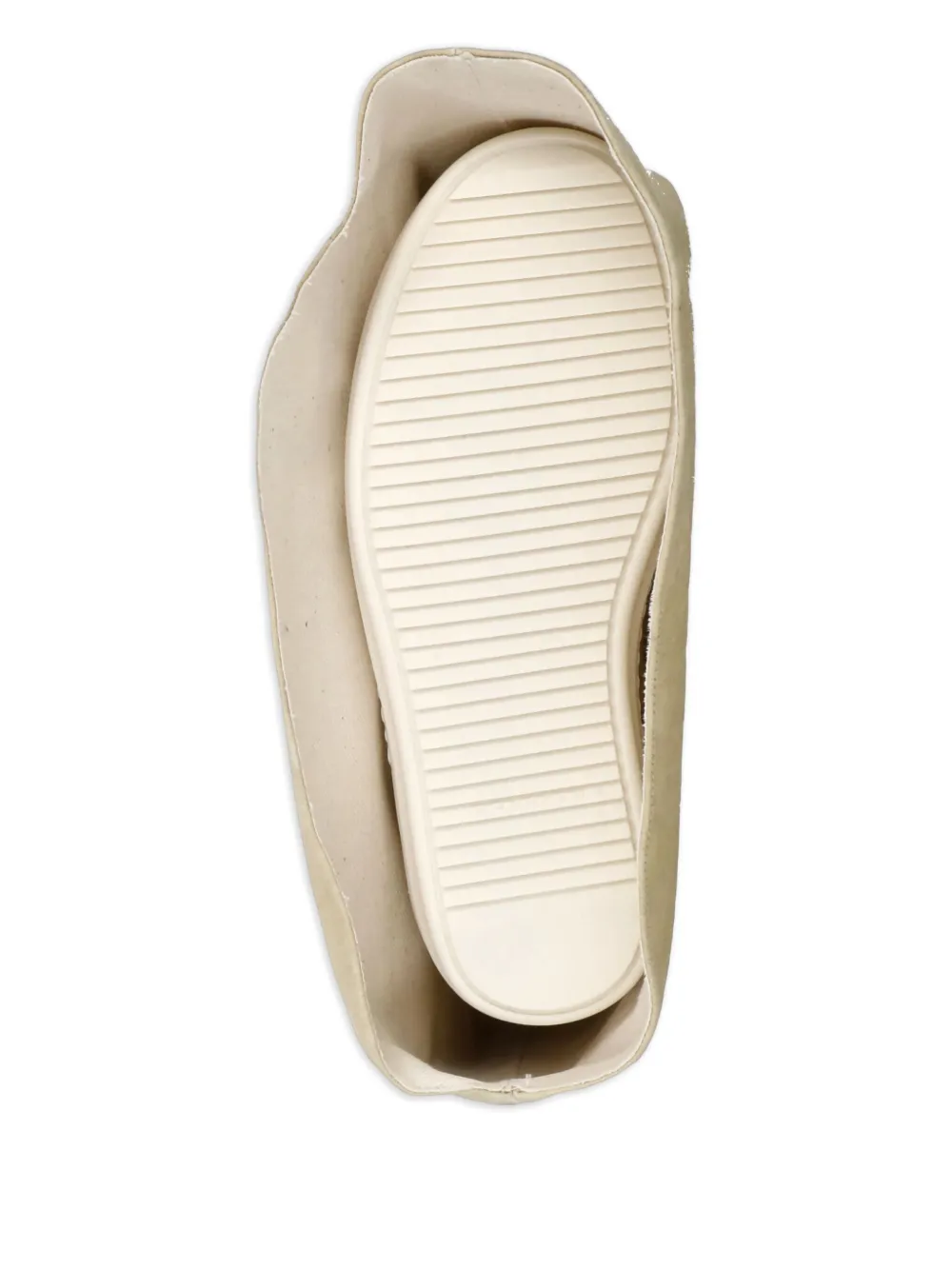Rick Owens DRKSHDW round-toe seam-detail boots Neutrals
