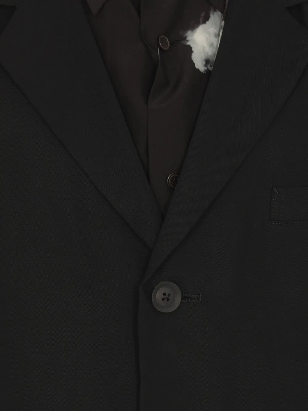 Yohji Yamamoto Multi-pocket Coat In Black