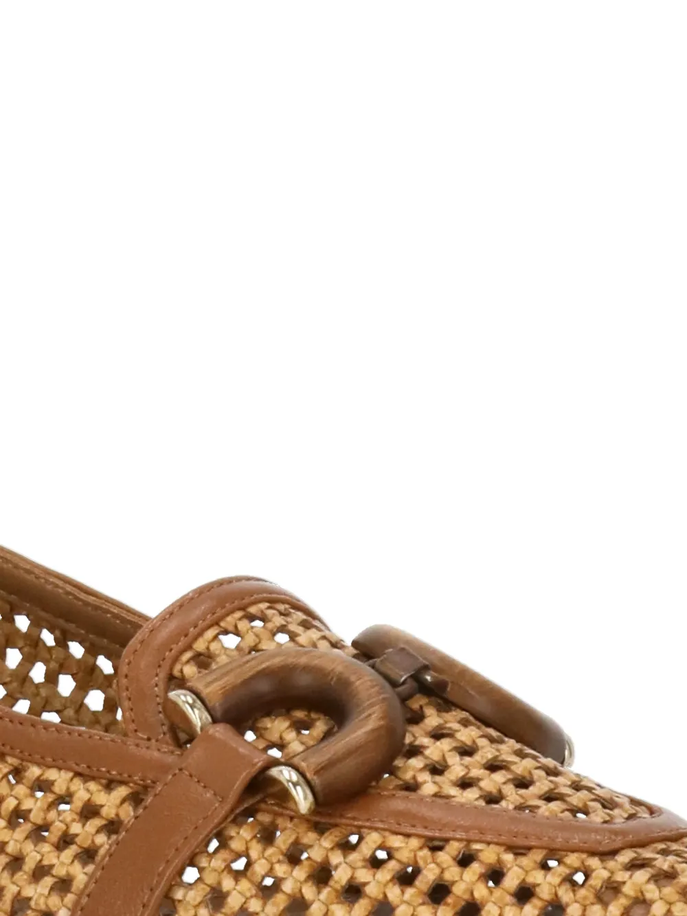 The Seller 40mm woven leather pumps Neutrals
