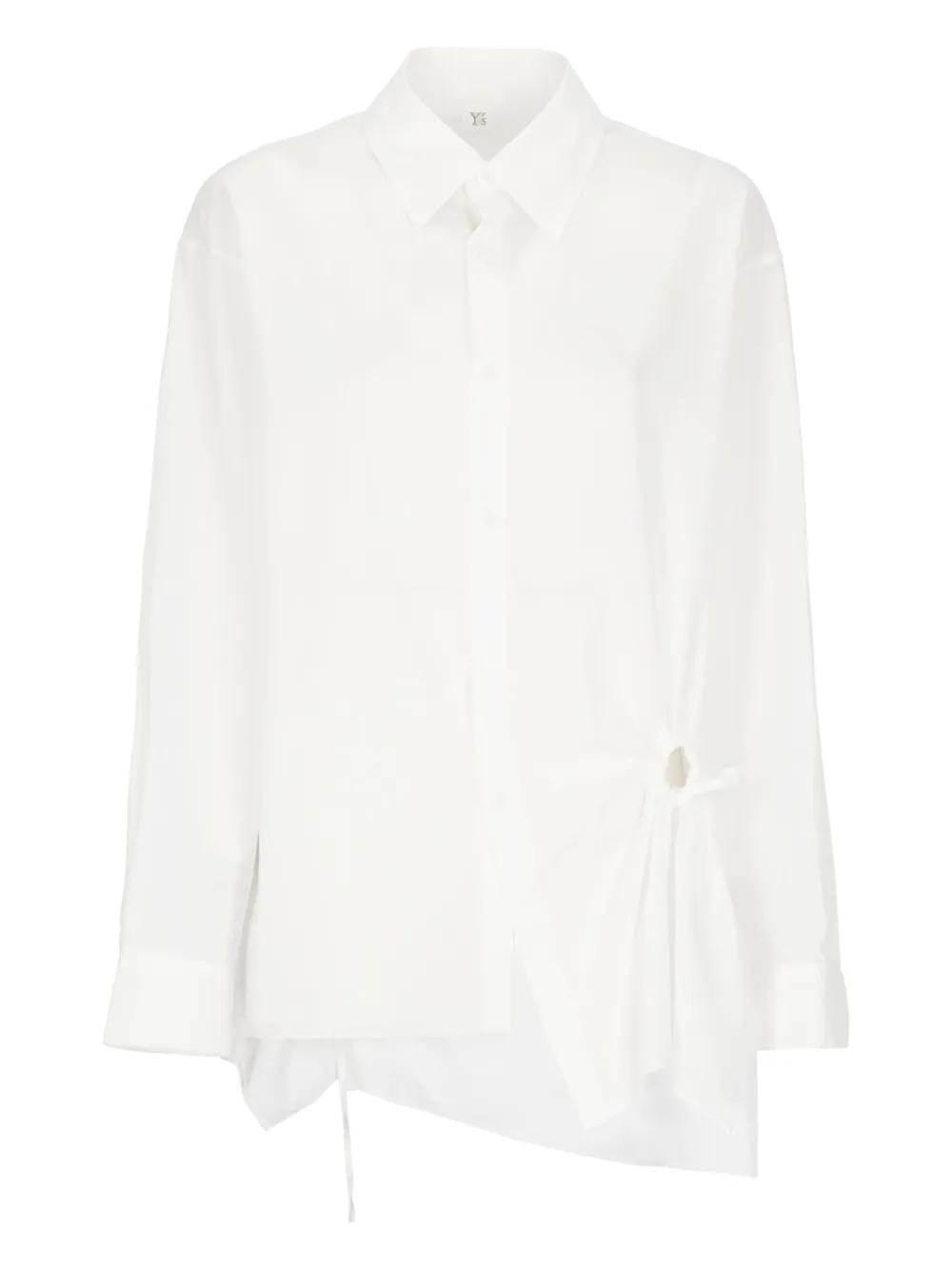cut-out cotton shirt
