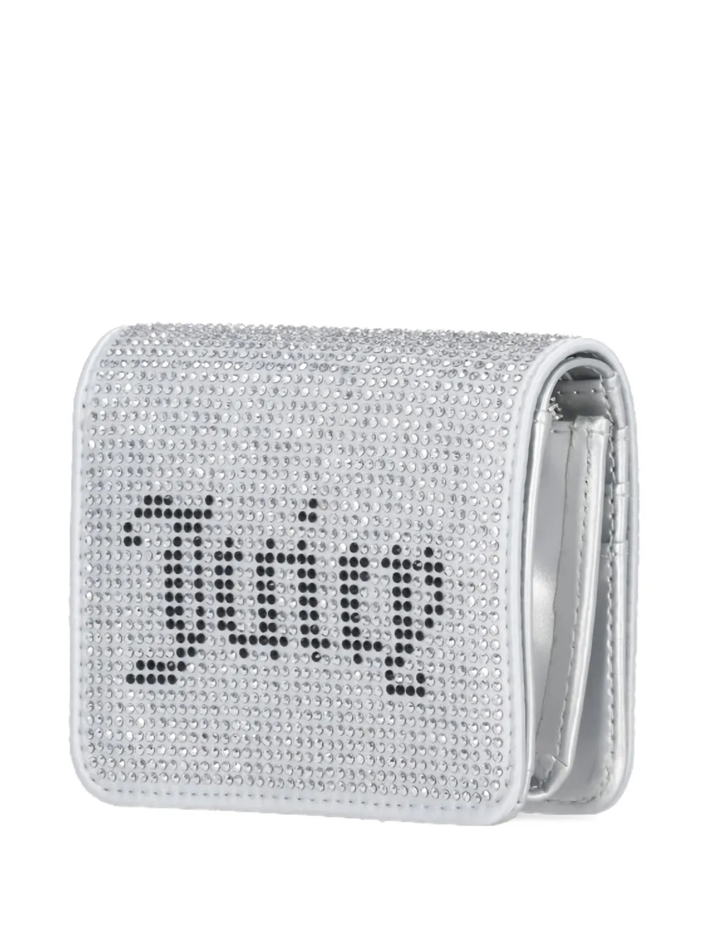 mini crystal-embellished crossbody bag