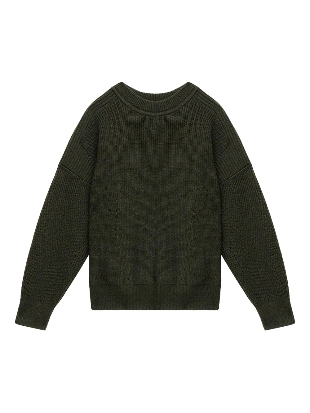 ribbed wool sweater