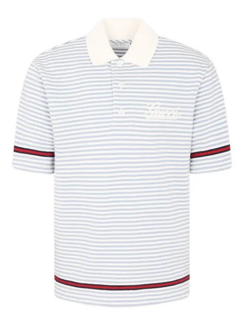 Gucci Kids striped polo shirt