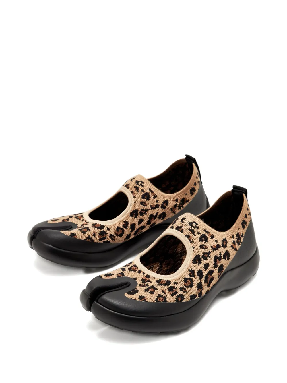 Tabi Footwear Tabi leopard-print flats - Bruin