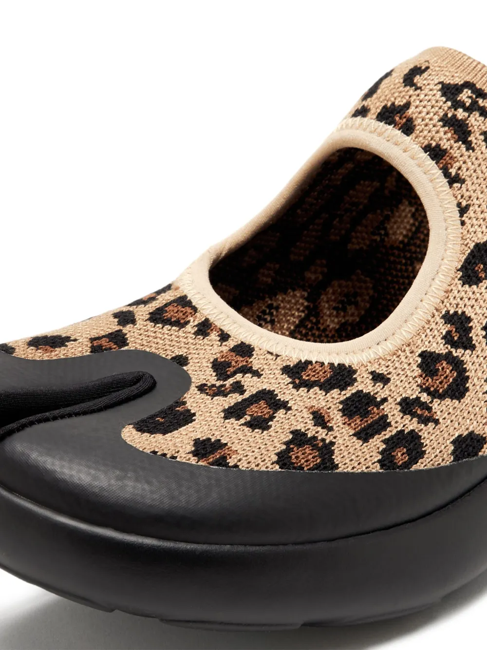 Tabi Footwear Tabi leopard-print flats Brown
