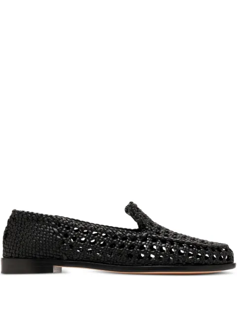 DRAGON DIFFUSION woven leather loafers