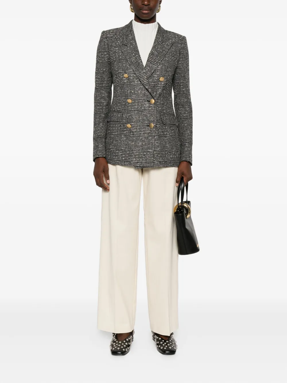 Rosso 35 pleated trousers - Beige