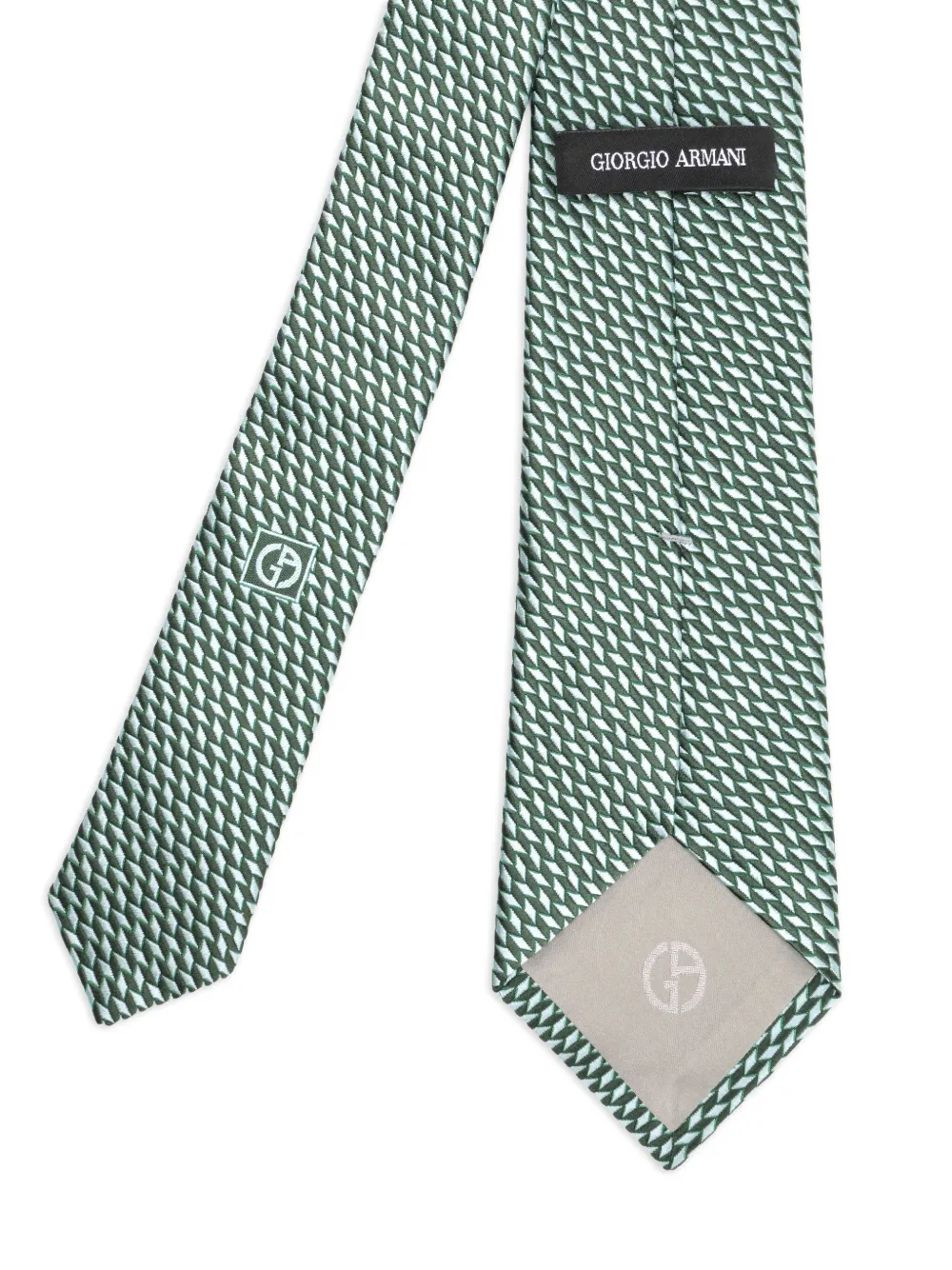 Giorgio Armani geometric-pattern tie | Image 2