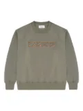 Laneus logo-patch sweatshirt - Green