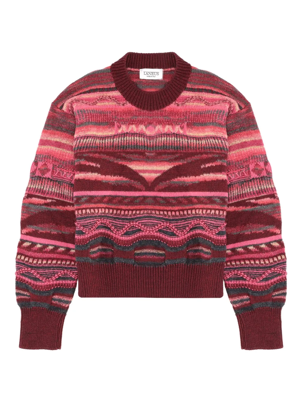 Laneus patterned sweater | Pink | Image 1