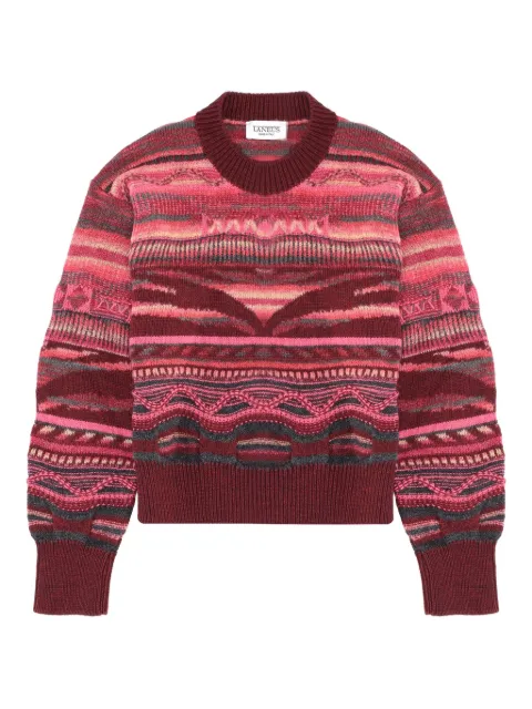 Laneus patterned sweater