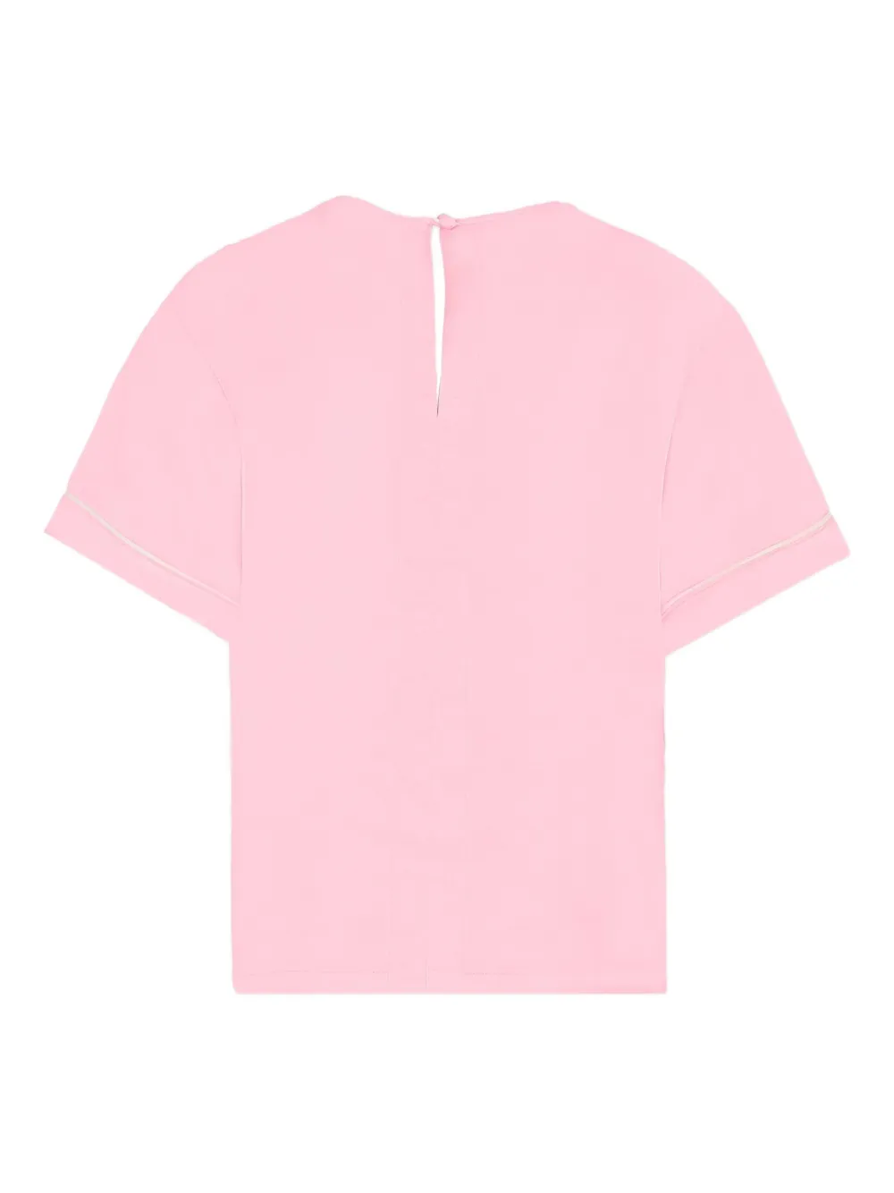 N°21 Pocket Short-sleeve Top In Pink