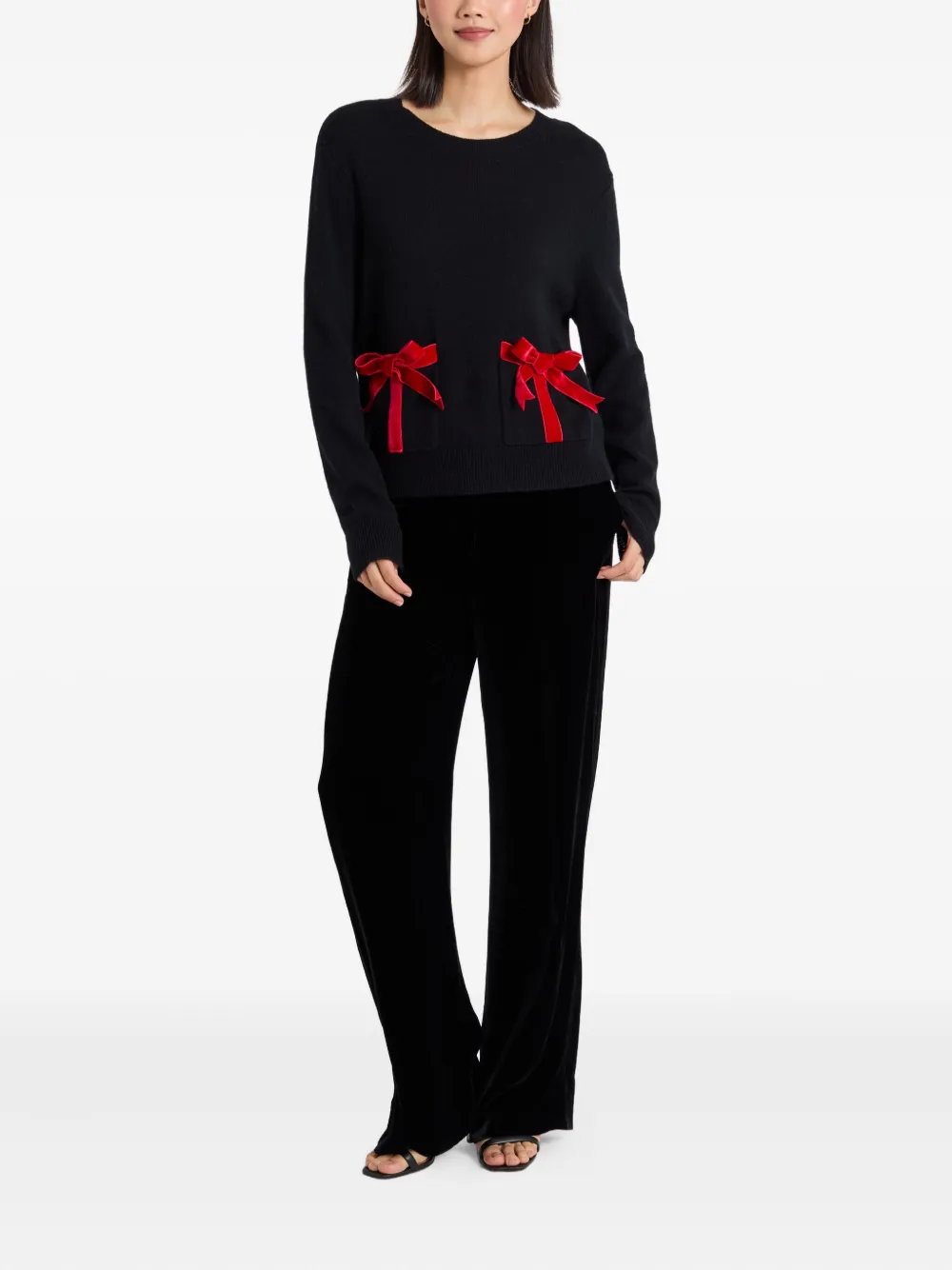 Chinti & Parker suéter con moño de terciopelo | Suéteres | Image 2