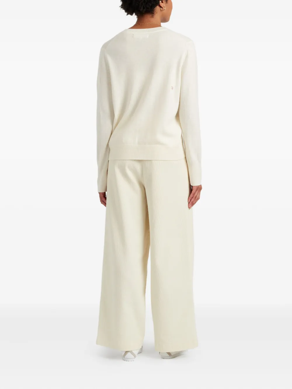 Chinti & Parker Wool-cashmere Xmas Tree Sweater In Neutral