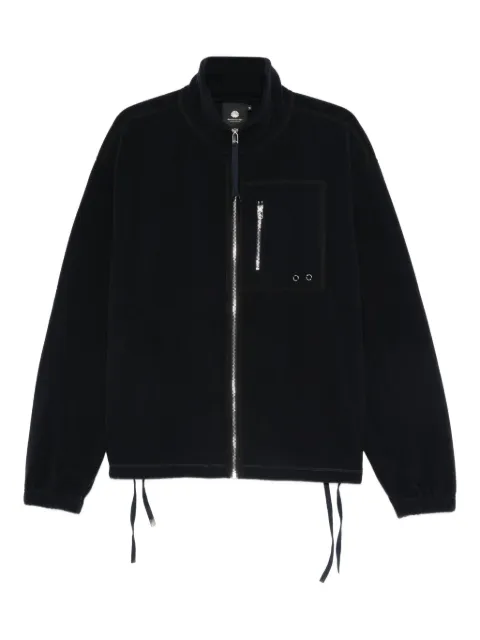 NEW AMSTERDAM zip-fastening fleece sweatshirt