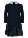 POLO RALPH LAUREN KIDS plaid-pattern dress - Blue