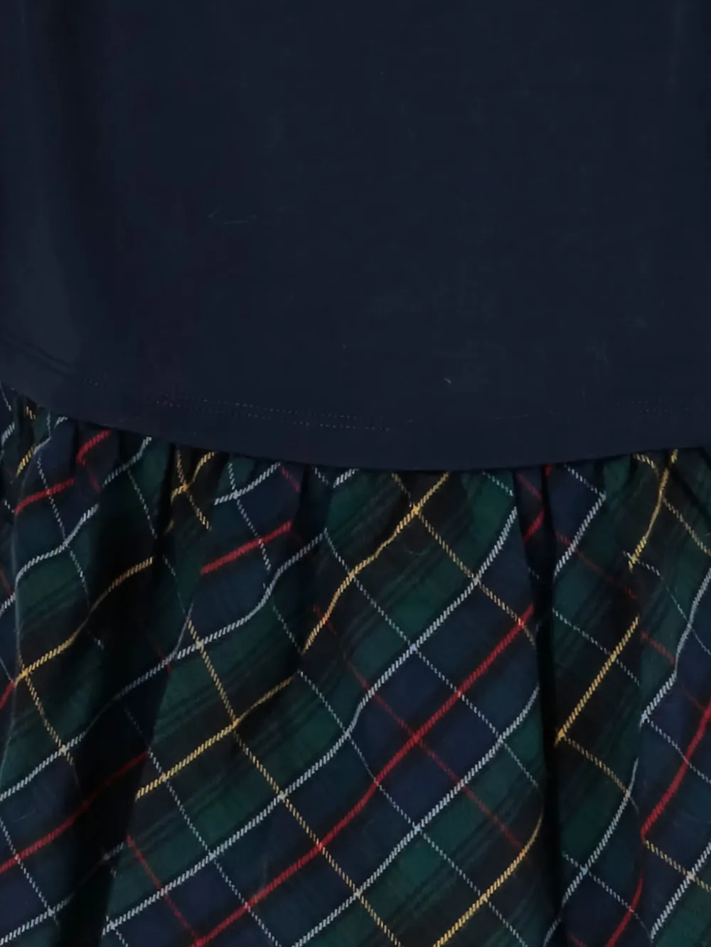 POLO RALPH LAUREN KIDS Geruite jurk Blauw