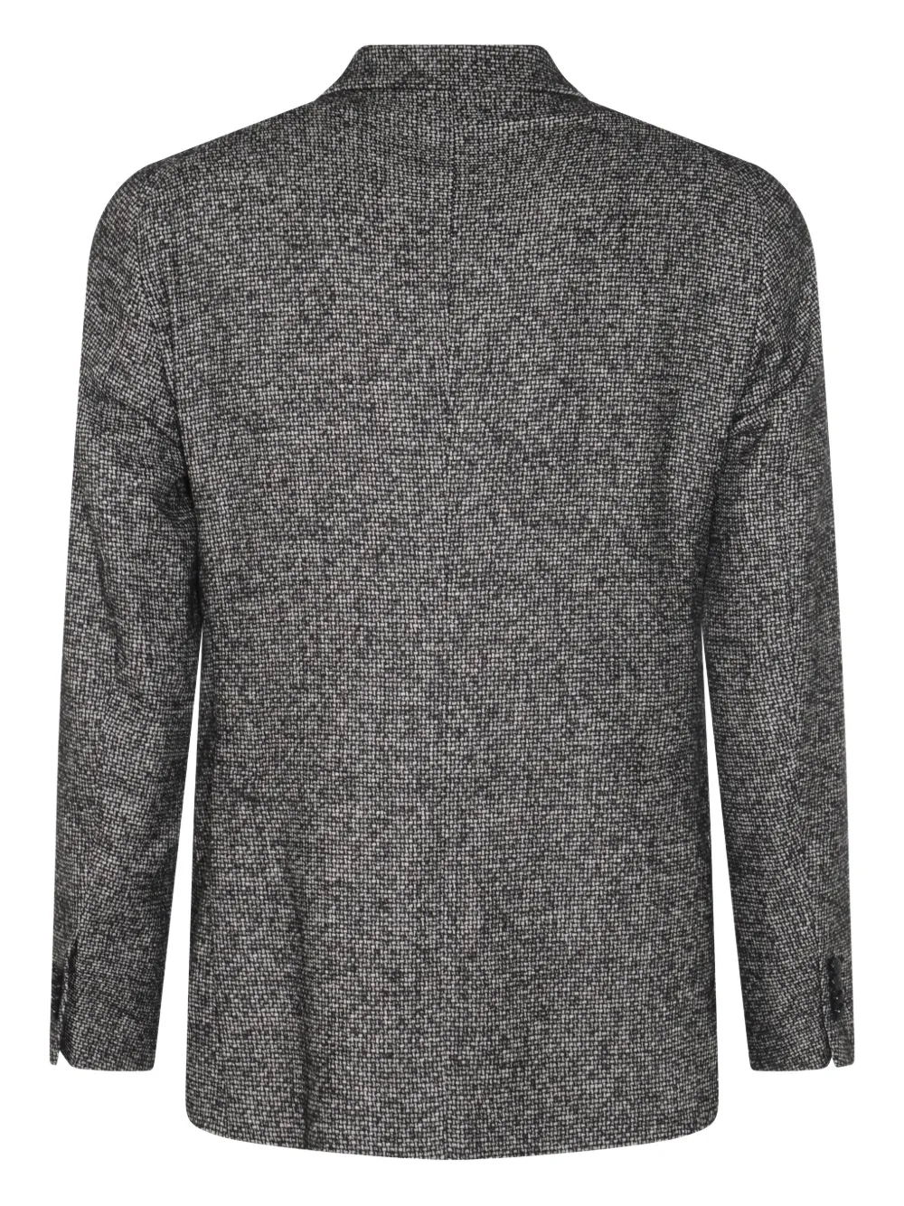 Tagliatore double-breasted textured blazer Grijs