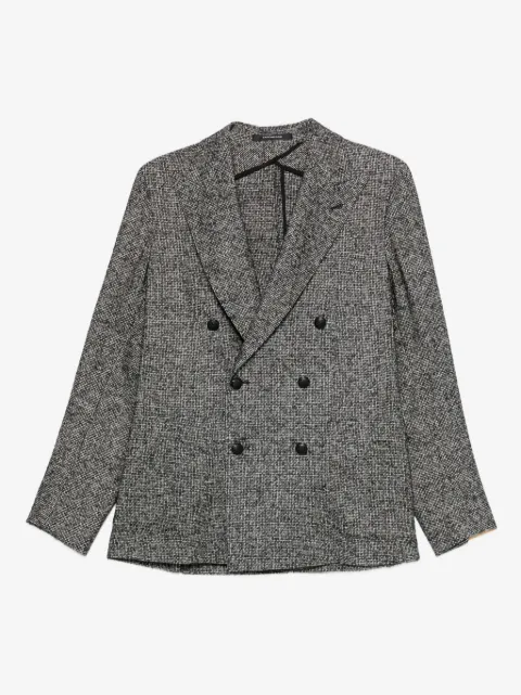 Tagliatore blazer texturizado con doble botonadura
