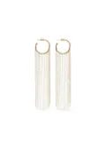 Forte Forte chain-drop hoop earrings - Gold