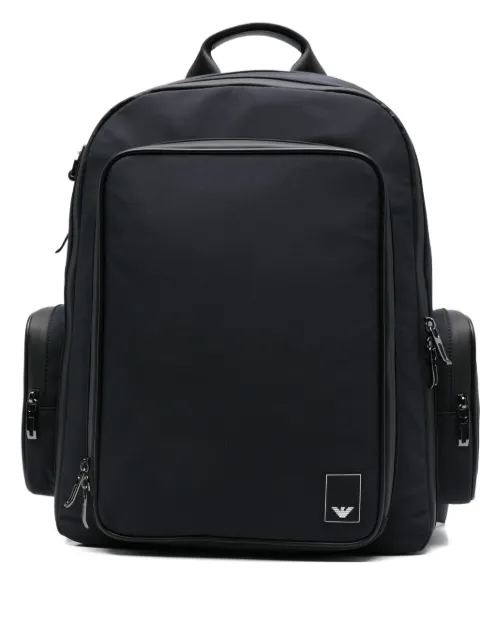 Emporio Armani panelled zip-fastening backpack
