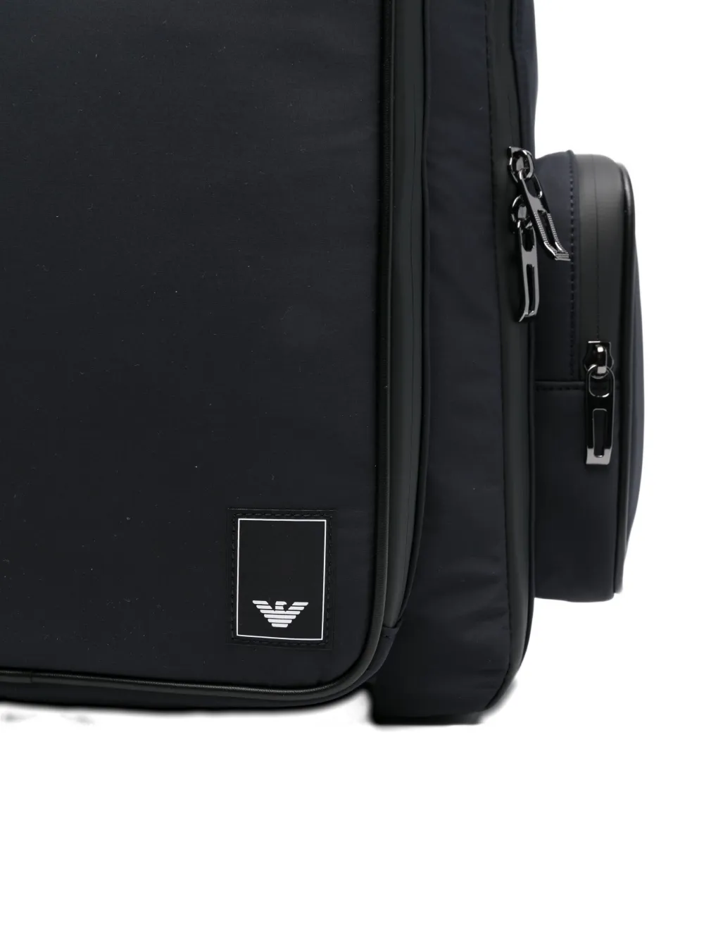 Emporio Armani panelled zip-fastening backpack Blauw