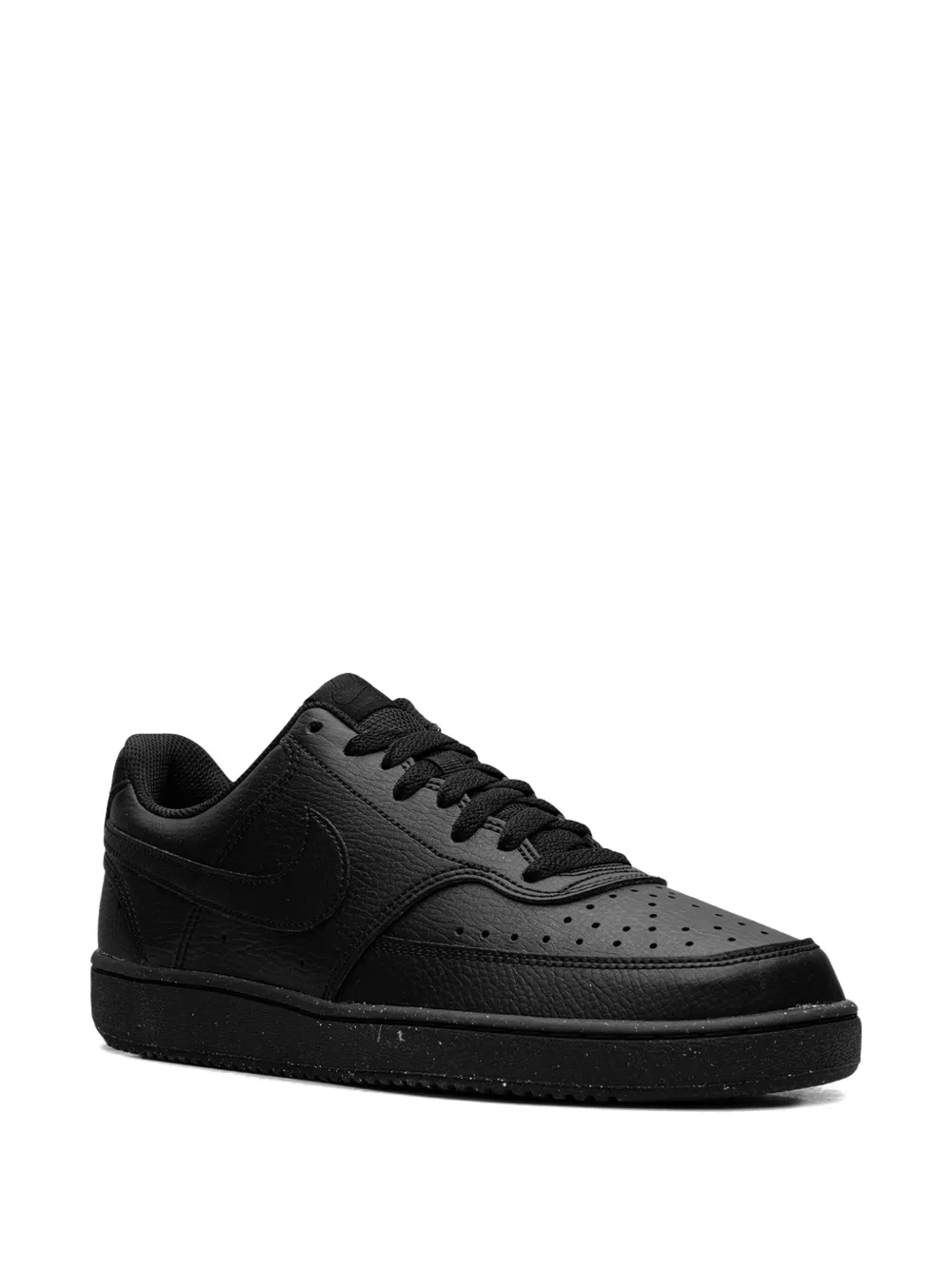 Nike Court Vision leather sneakers Black