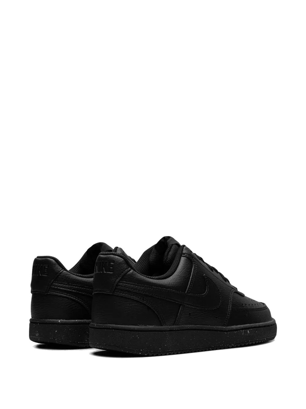 Nike Court Vision leather sneakers Black