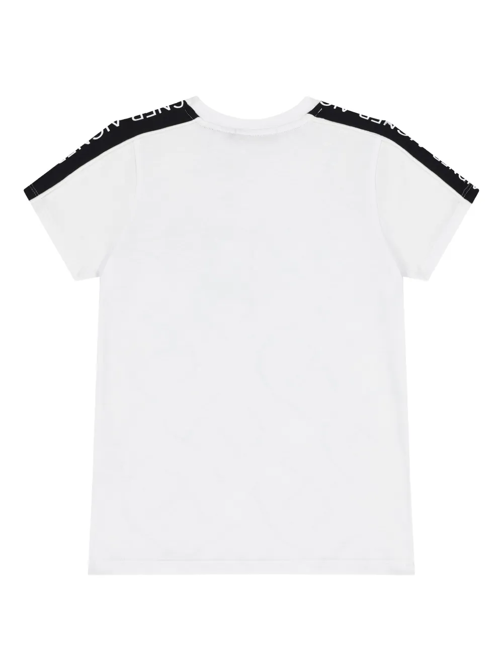 Aigner Kids logo-print panelled T-shirt Wit