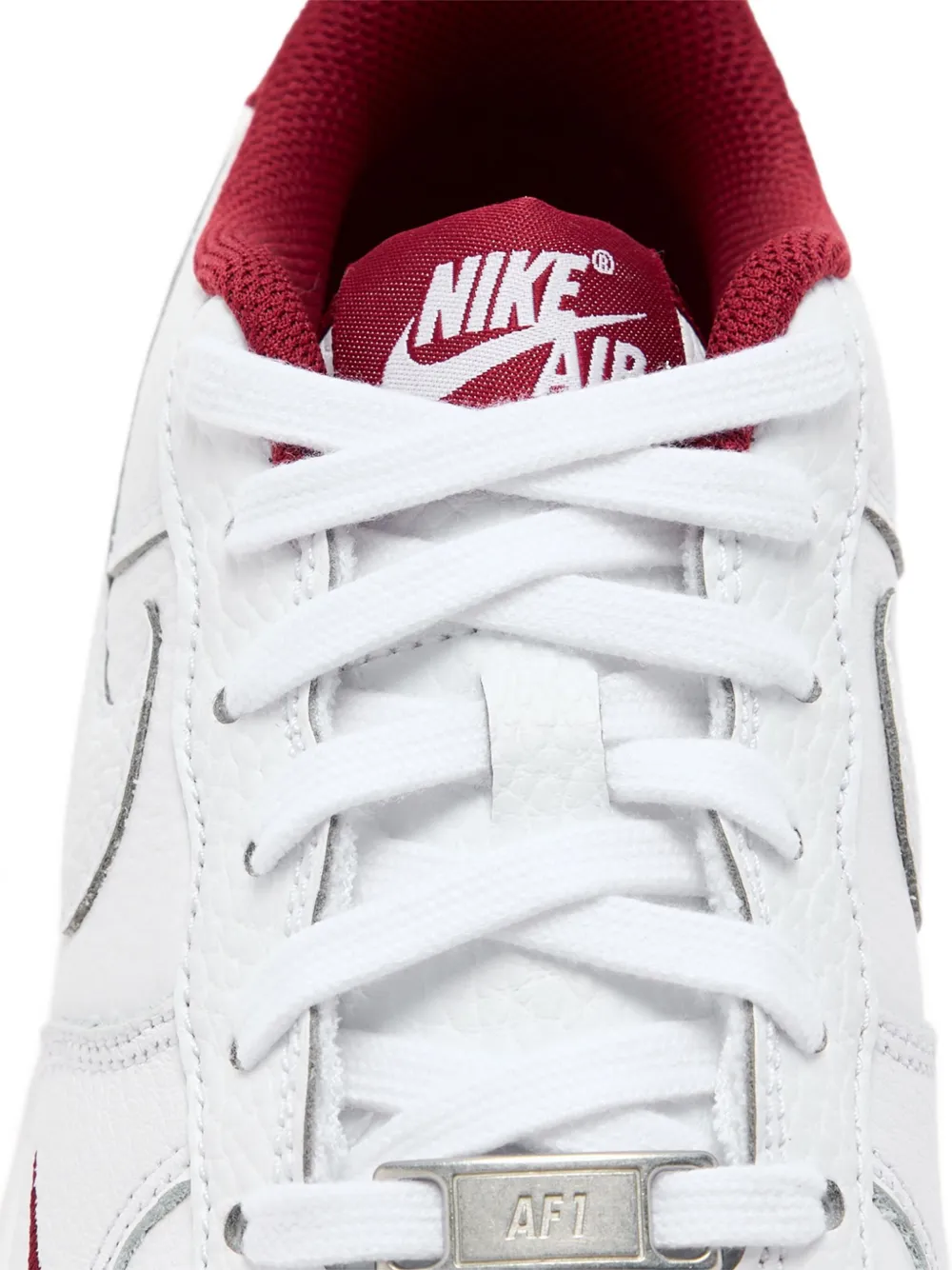 Nike Kids Air Force 1 leren sneakers Wit