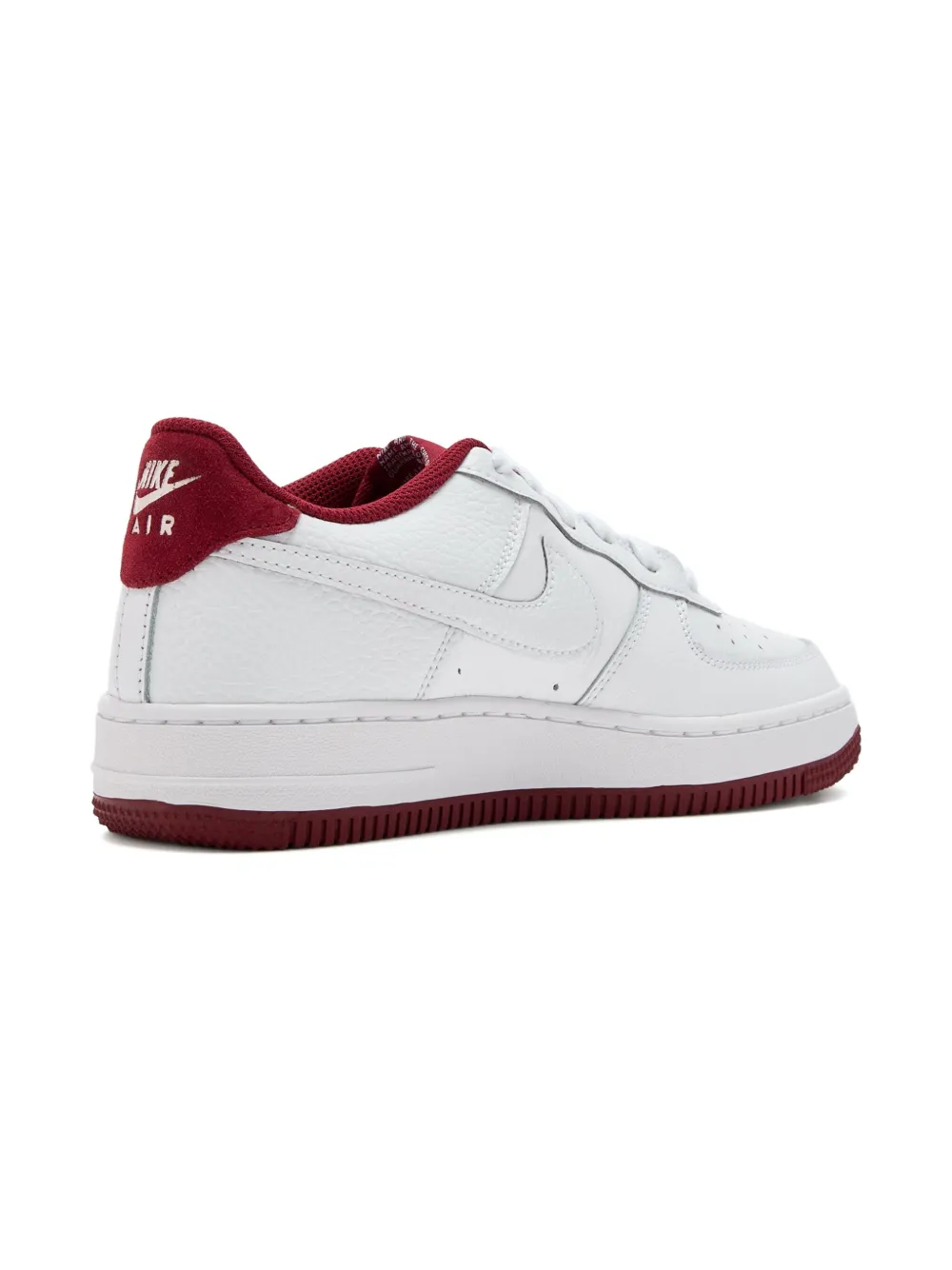 Nike Kids Air Force 1 leren sneakers Wit
