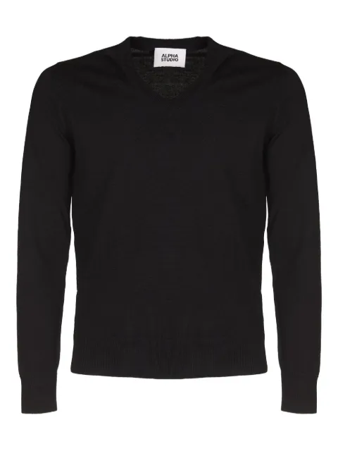 ALPHA STUDIO v-neck sweater