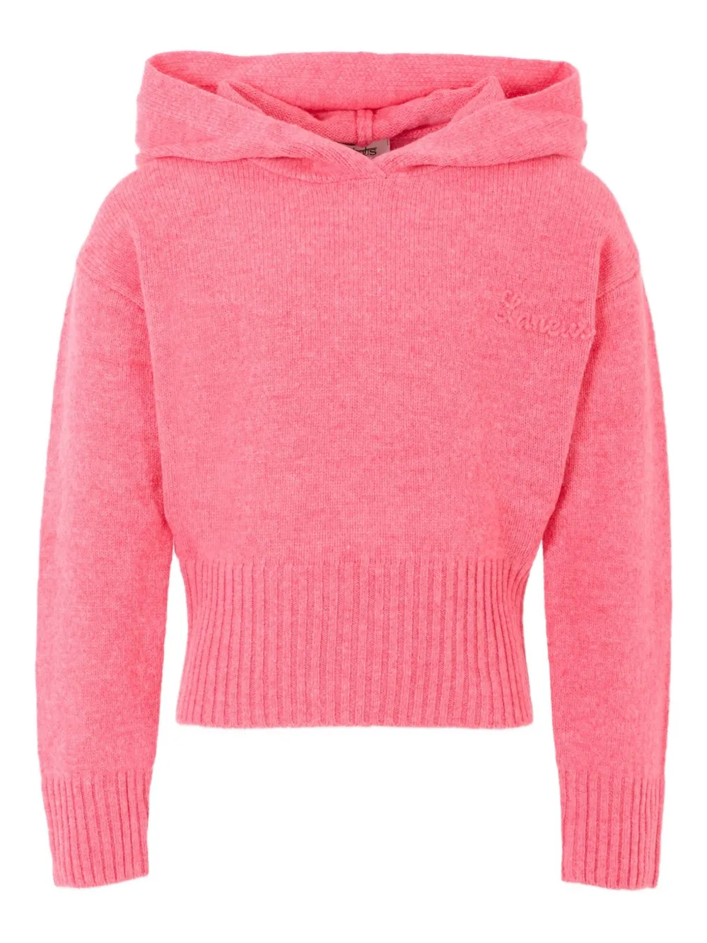Laneus Geribbelde sweater Roze