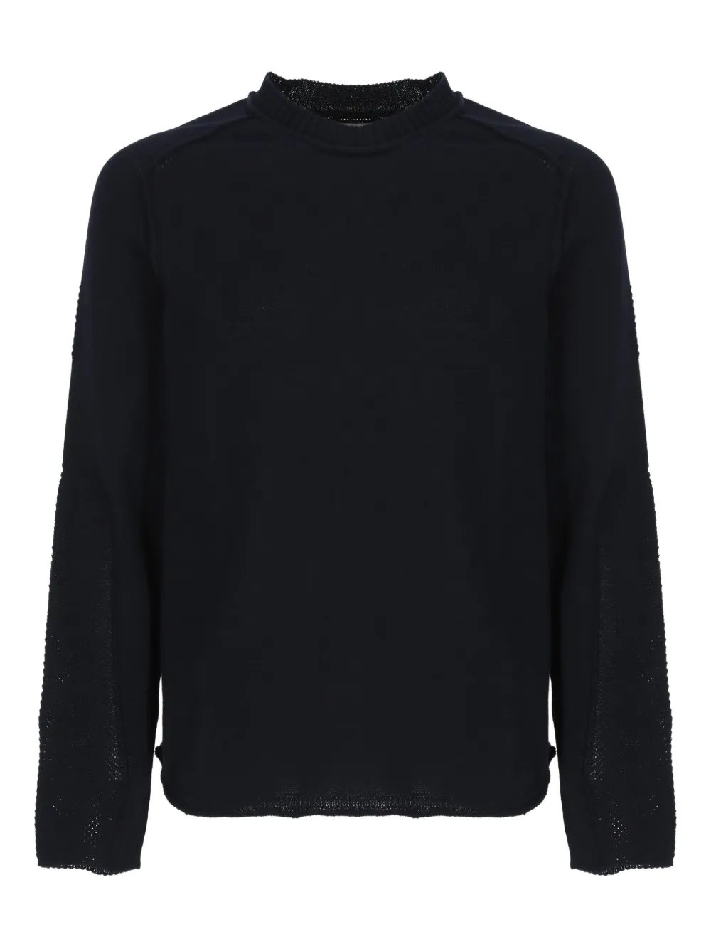 crew-neck cotton sweater