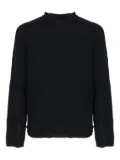 Premiata crew-neck cotton sweater - Blue