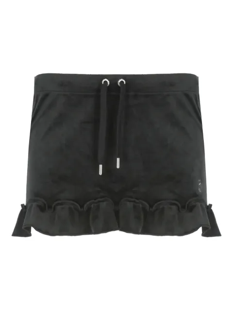 Juicy Couture rhinestone-embellished ruffled skirt