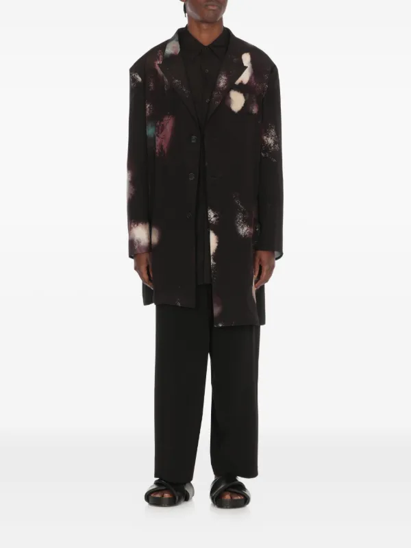 ジャケット・アウター 22ss Yohji Yamamoto long shirt coat Yohji Yamamoto Pocket long-sleeve Shirt | Black | FARFETCH