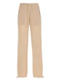 Kangra lurex-effect elastic-waist trousers - Neutrals