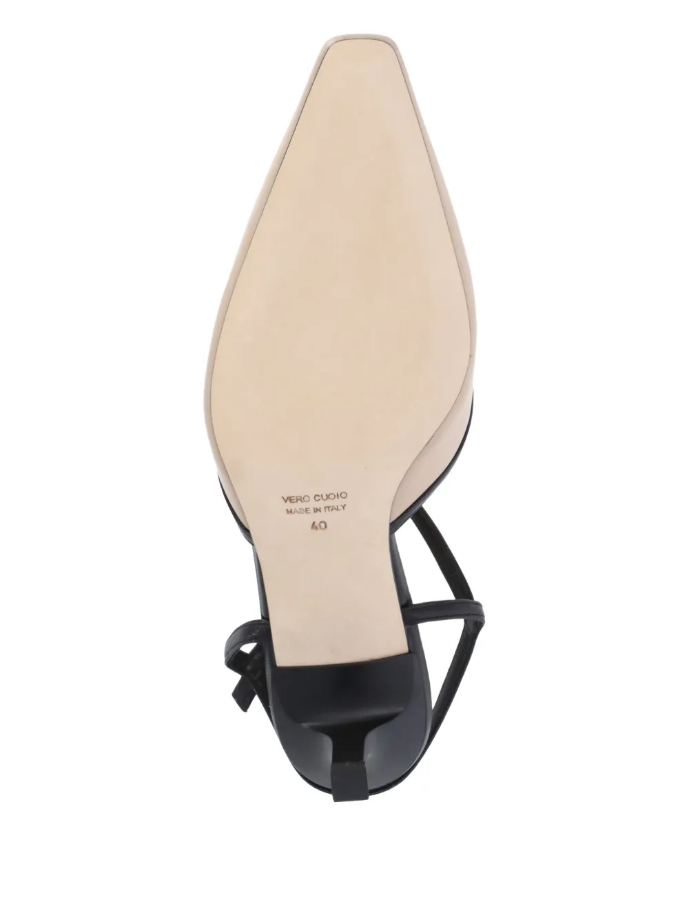 The Seller 70mm slingback t-bar pumps Neutrals